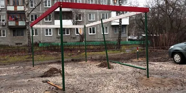 Во дворе Дзержинска проводился эксперимент