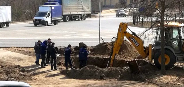 В Дзержинске у Северных ворот во время опрессовки труб воздухом произошла нештатная ситуация