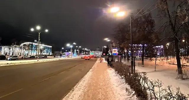 В новогоднюю ночь: движение транспорта перекроют в районе площади Дзержинского