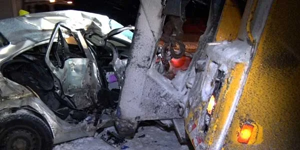 Роковой занос. Трое мужчин погибли в страшной аварии под Дзержинском