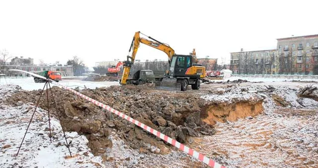 Большое строительство: в Дзержинске приступили к устройству котлована для новой школы