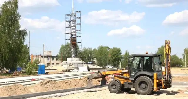 Памятное место: благоустройство Узловой площади стартовало в Дзержинске