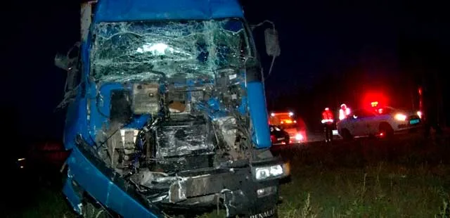 Побитые тяжеловесы: авария с участием фуры и грузовика произошла недалеко от Дзержинска