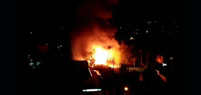 В Дзержинске дважды за ночь горели сараи на Бутлерова
