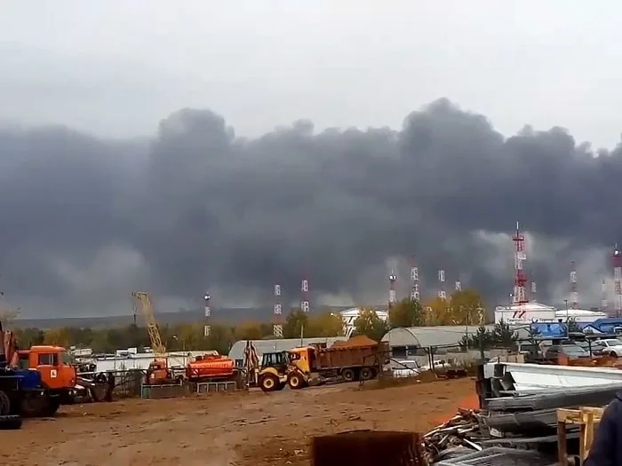 120 человек тушили пожар на территории «Лукойла» в Кстово Нижегородской области