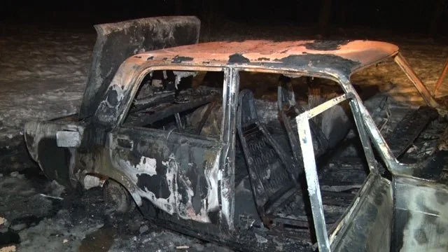 Сожженную в дзержинском лесу машину поджигатель купил за восемь тысяч рублей