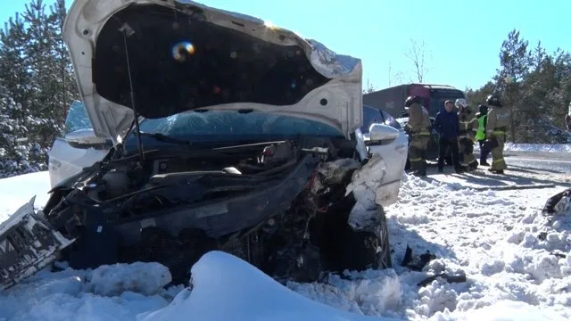 В Дзержинске на Северном шоссе произошла тройная авария