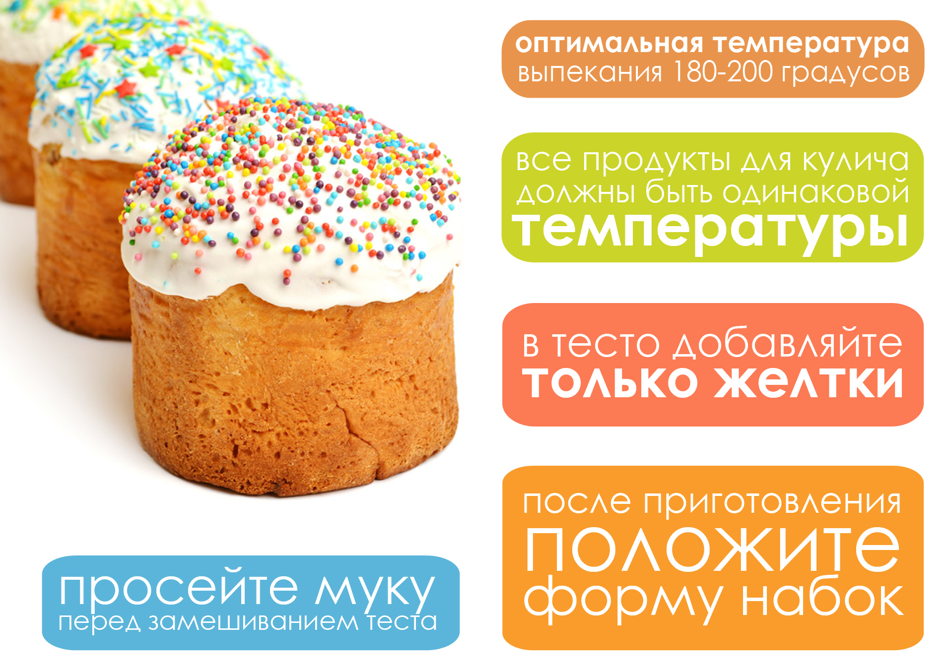 Полезные советы для приготовления идеального кулича