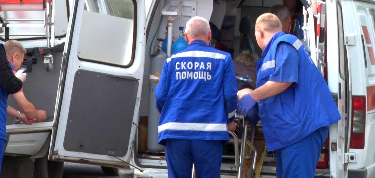 Врачи оценили состояние пострадавшего при пожаре на территории дзержинского завода