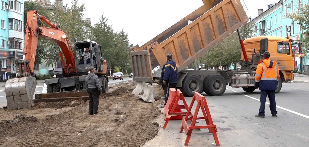 Благоустройство проспекта Ленина в Дзержинске близится к завершению
