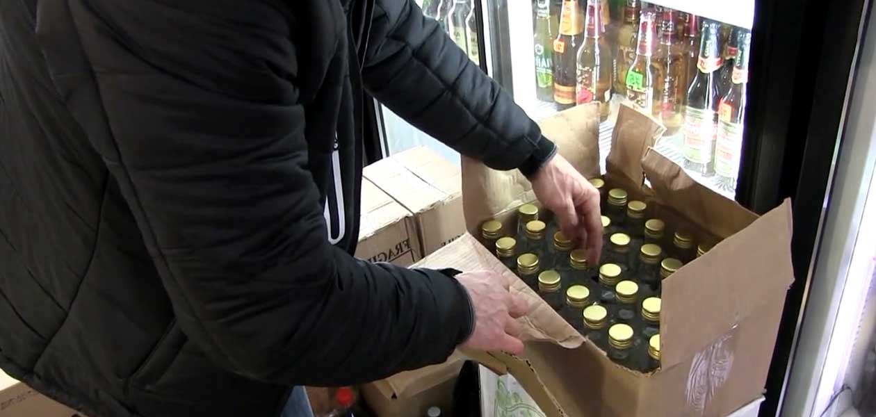 В Автозаводском районе полицейские изъяли контрафактный алкоголь