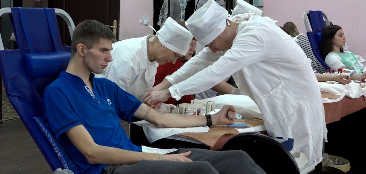 В Дзержинске провели акцию «Молодой донор»