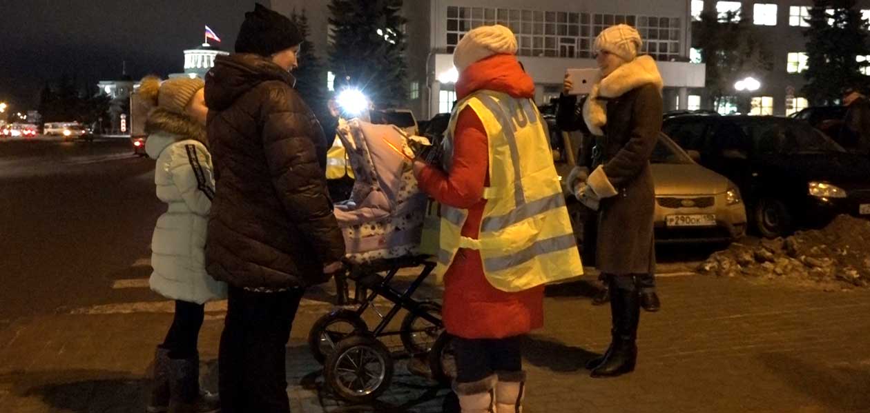 На площади Дзержинского прошла профилактическая операция «Пешеходный переход»