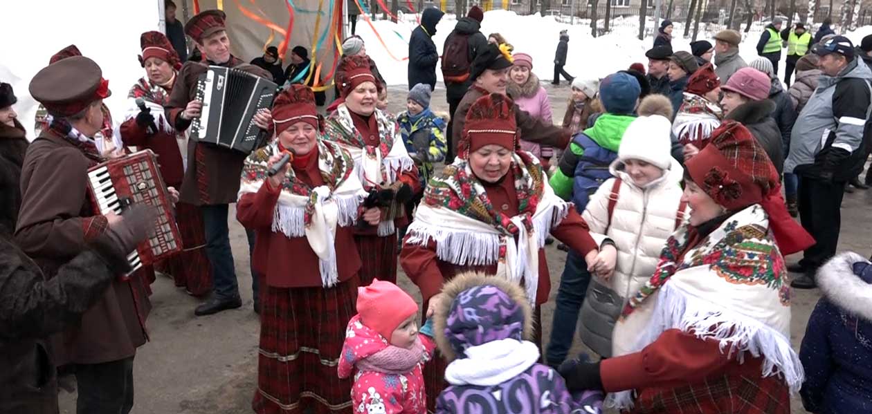 Широкая Масленица. Дзержинцы проводили зиму