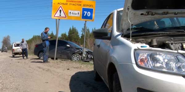 В Дзержинске авария на Северном шоссе