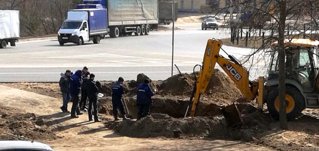 В Дзержинске у Северных ворот во время опрессовки труб воздухом произошла нештатная ситуация