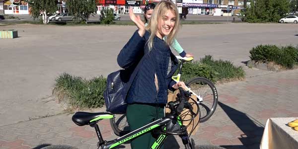 В Дзержинске прошла акция «На работу на велосипеде».