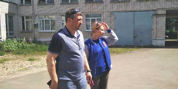 Глава Дзержинска Иван Носков посетил ряд объектов соцсферы, которые пострадали в результате взрыва