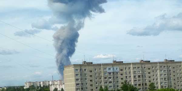 Взорвался цех на дзержинском ГосНИИ «Кристалл»