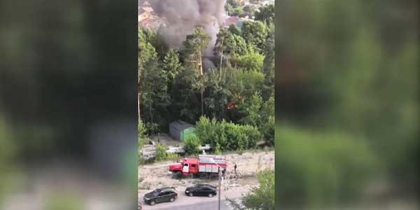 Ложная тревога. Пожар на свалке дзержинцы приняли за новое ЧП