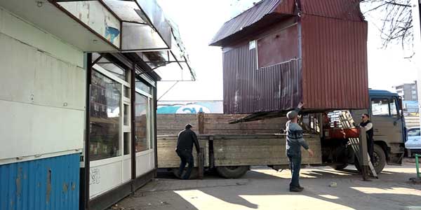 Суд еще раз постановил снести торговые павильоны у «Союза» в Дзержинске