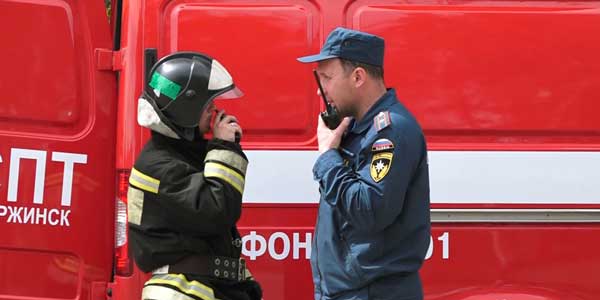 В дзержинской Восточной промзоне пожар