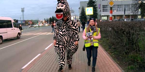 Защитить пешеходов. В Дзержинске стартовал месячник «Засветись»