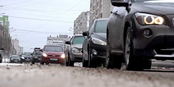 Из-за первого снега в Дзержинске наступил день вежливости