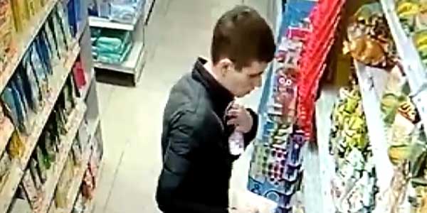 32 пачки сливочного масла украл дзержинец и скрылся