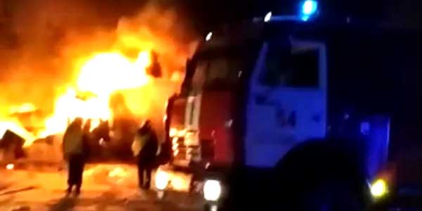Огненная трагедия. Водитель большегруза сгорел в результате столкновения фур