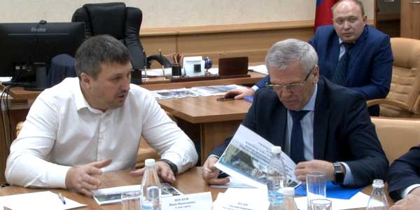 Перспективы развития Дзержинска глава города Иван Носков обсудил с вице-губернатором Евгением Люлиным