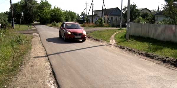 В пригородных поселках Дзержинска положили новый асфальт