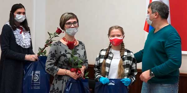 Большие таланты: с финалистами Всероссийского конкурса школьников встретился глава города  Дзержинска