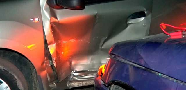 Ударный поворот: два автомобиля столкнулись на выезде из Дзержинска