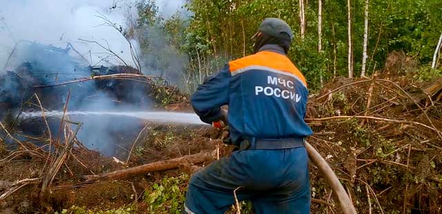 Огненный вихрь: на границе Мордовии и Нижегородской области продолжают бушевать природные пожары