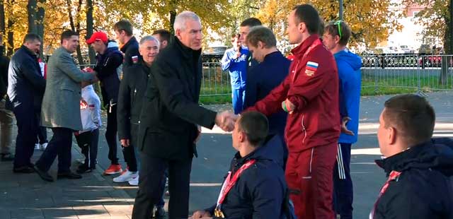 В рамках форума: спортивные перспективы Дзержинска оценил министр спорта Олег Матыцин