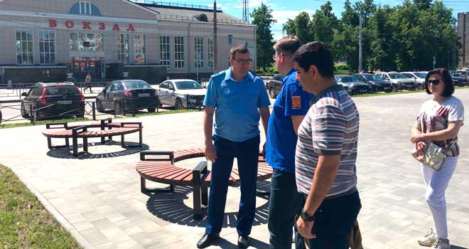 Прокурорский контроль: подрядчик устранил повреждения недавно отремонтированных объектов благоустройства в Дзержинске