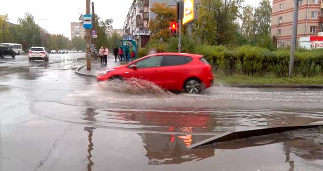 Большая вода: Дзержинск сегодня утонул в лужах