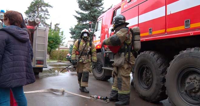Пожарная тревога: в дзержинском онкологическом диспансере прошли учения служб экстренного реагирования