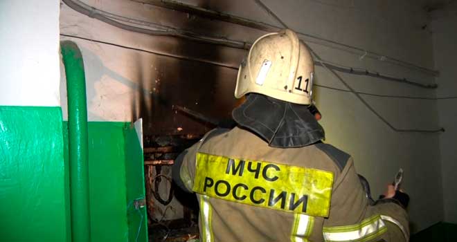 Опасная ситуация: газовая труба загорелась в одном из домов Дзержинска