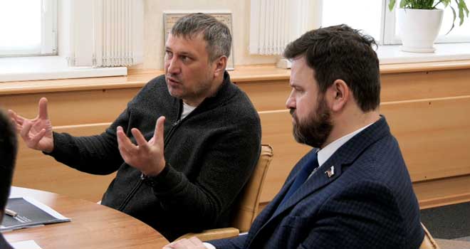 Перспективы развития: подготовку к столетнему юбилею Дзержинска обсуждали с депутатом Госдумы Юрием Станкевичем