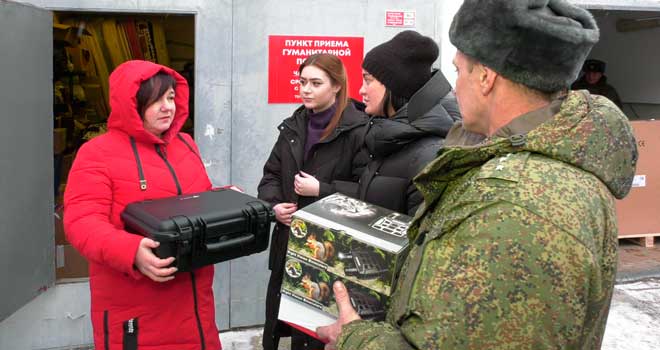 Новая партия гуманитарной помощи для военнослужащих отправлена из Дзержинска