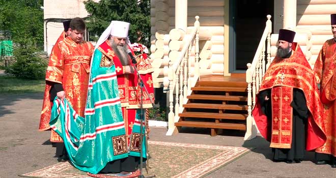 В честь преподобного Александра Пересвета: православную часовню освятили на территории дзержинского научно-исследовательского института
