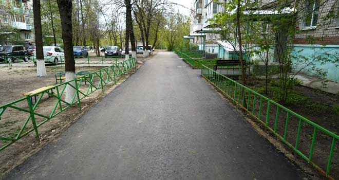 Финишная прямая: благоустройство восьми дворов в Дзержинске подходит к концу