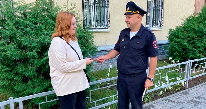 Помощь от земляков: дзержинские полицейские нашли утерянный паспорт жительницы Дзержинска в Нижнем Новгороде