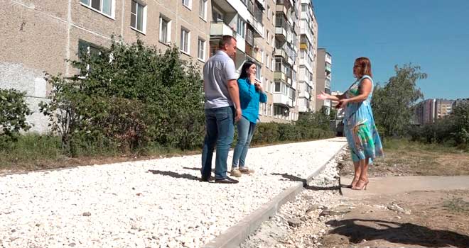 Ремонт дороги, тротуары и парковка: благоустройство дворовой территории на улице Галкина в Дзержинске идет полным ходом