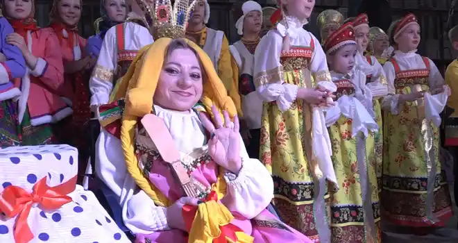 Масленица на колесах: инклюзивно проводили зиму и встретили весну в дзержинском ДКХ