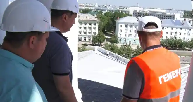 Капитальный ремонт: ход благоустройства ДКХ и его прилегающей территории проверили дзержинские депутаты