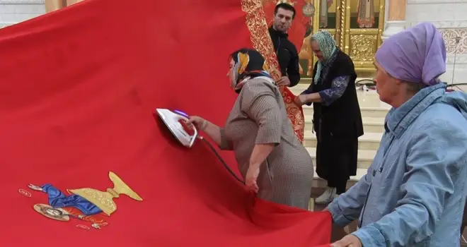 В Дзержинске идет подготовка к освящению собора в честь Воскресения Христова