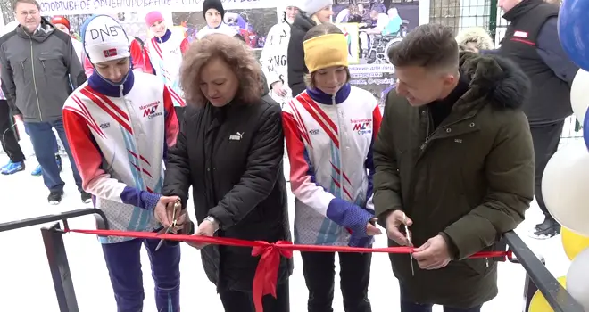Новое спортивное пространство: первая модульная лыжная база открылась в Дзержинске